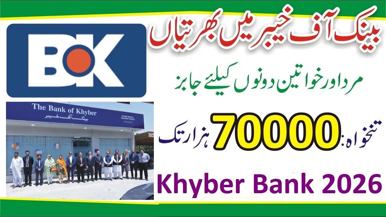 Bank of Khyber BOK New Jobs