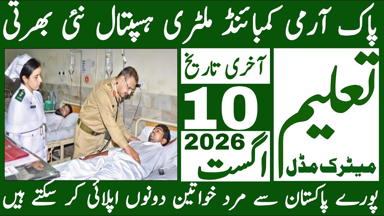 Combined Military Hospital CMH New Jobs