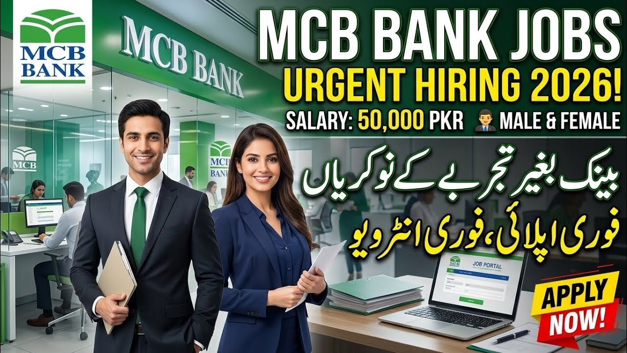 MCB Bank Limited New Jobs