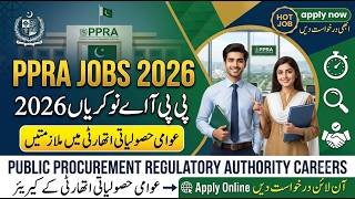 Punjab Procurement Regulatory Authority PPRA New Jobs
