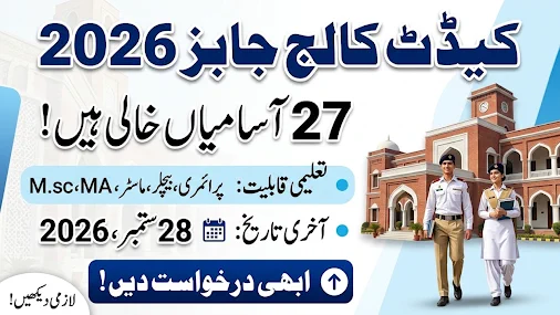 Cadet College Choa Saiden Shah Chakwal Jobs