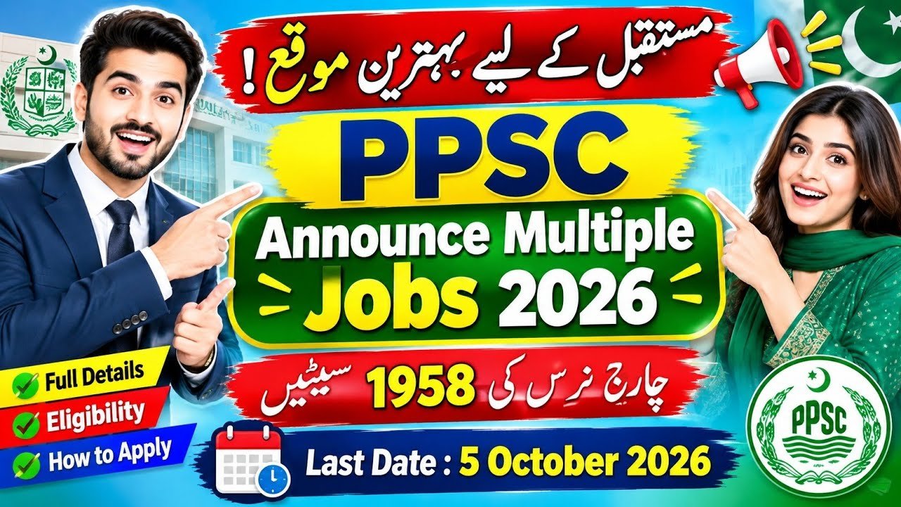 PPSC Charge Nurse Female Jobs 2026