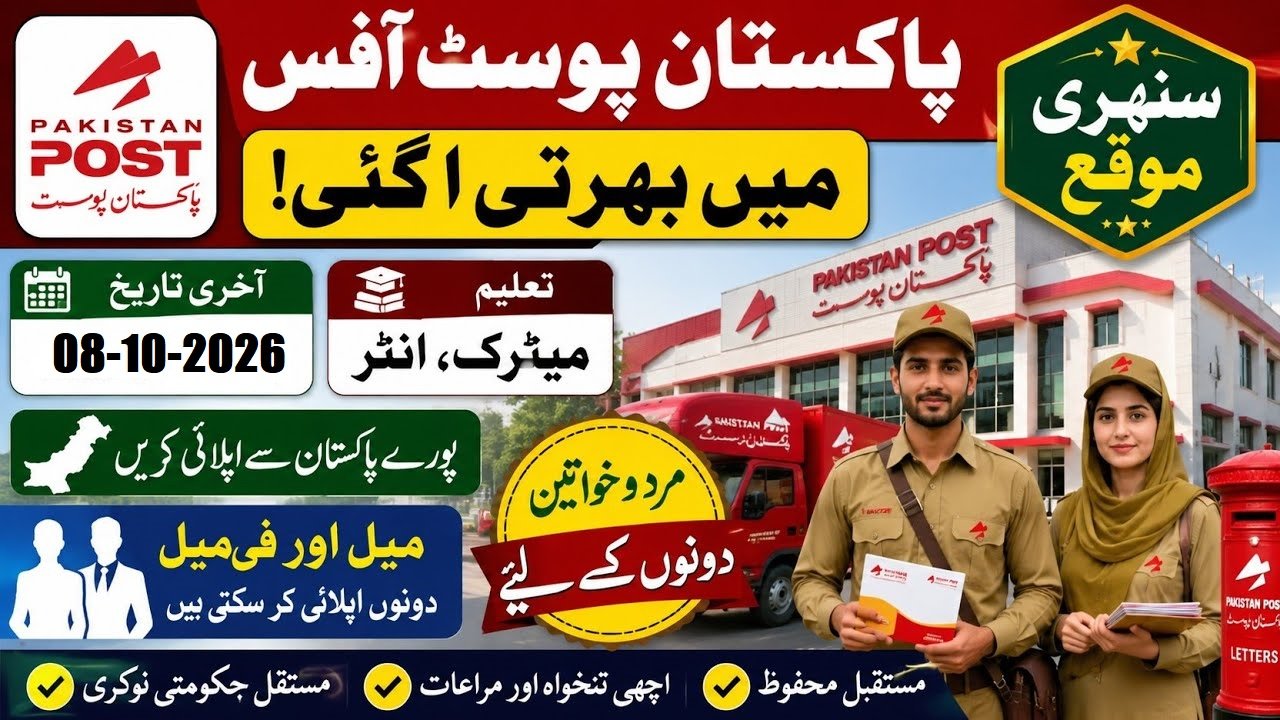 Pakistan Post Office Jobs