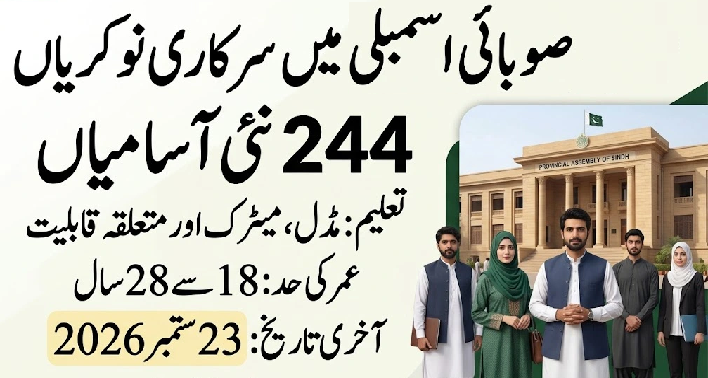 Sindh Assembly Jobs
