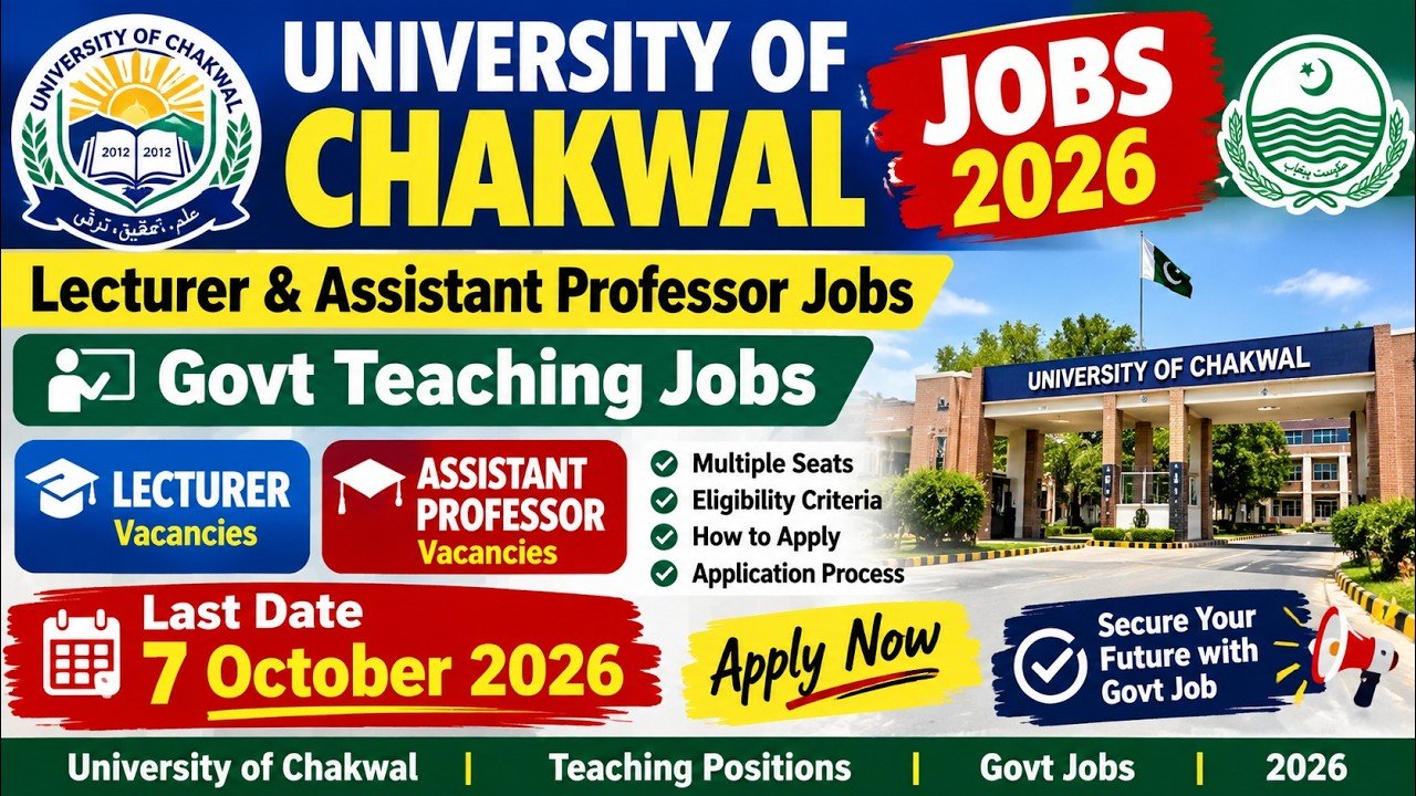 University of Chakwal Jobs