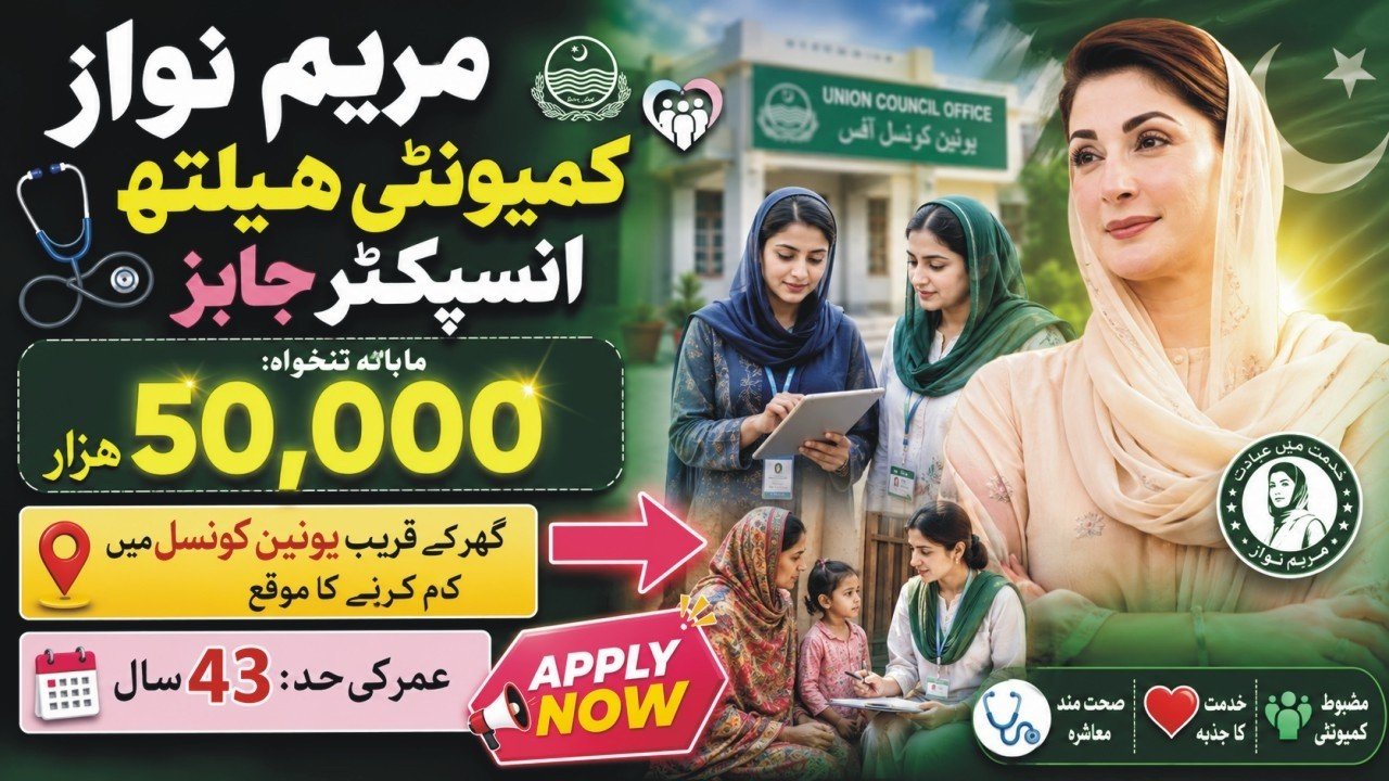 chi.pshealthpunjab.gov.pk Community Health Inspector Jobs