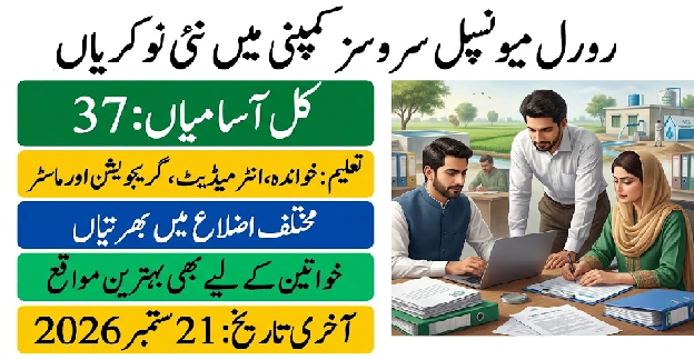 Punjab Rural Municipal Services Company PRMSC Jobs