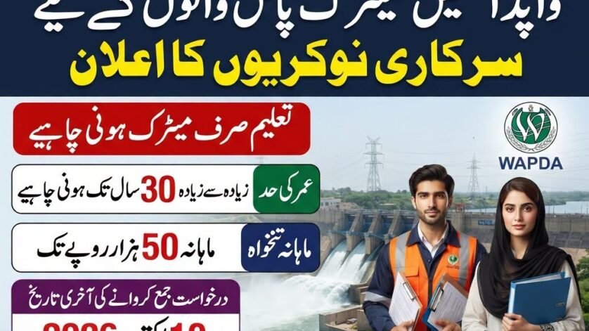 WAPDA Lady Searcher Jobs
