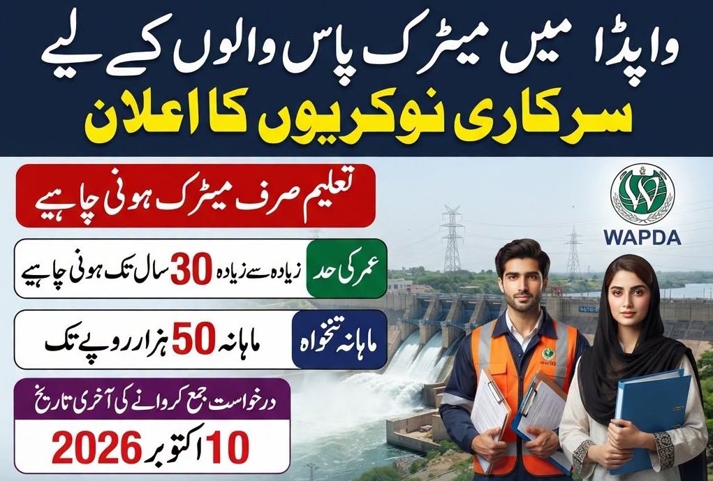 WAPDA Lady Searcher Jobs